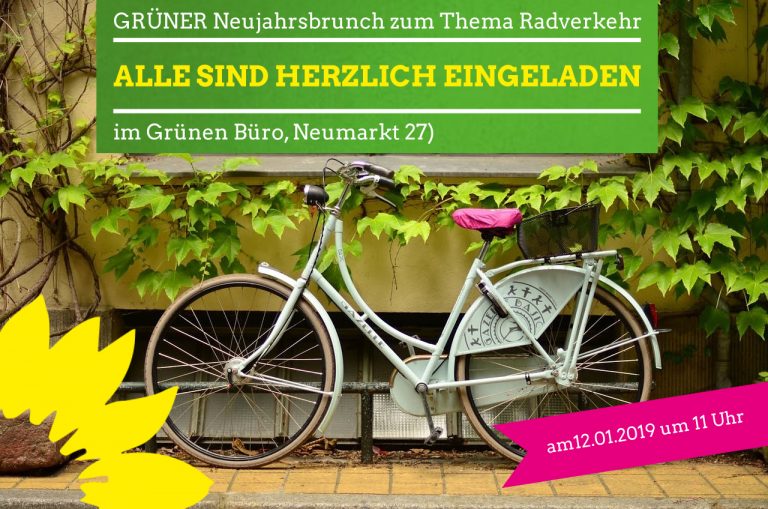 GRÜNE laden zum Neujahrsbrunch mit dem Thema Radverkehr in Schwelm ein