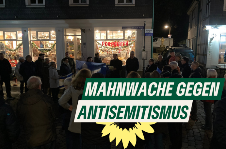Mahnwache gegen Antisemitismus